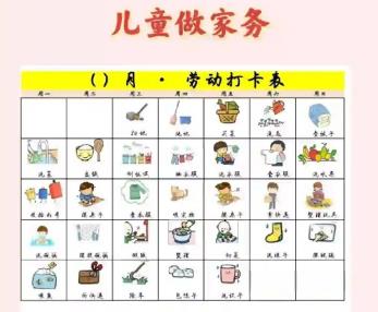 日喀则儿童做家务年龄对照表